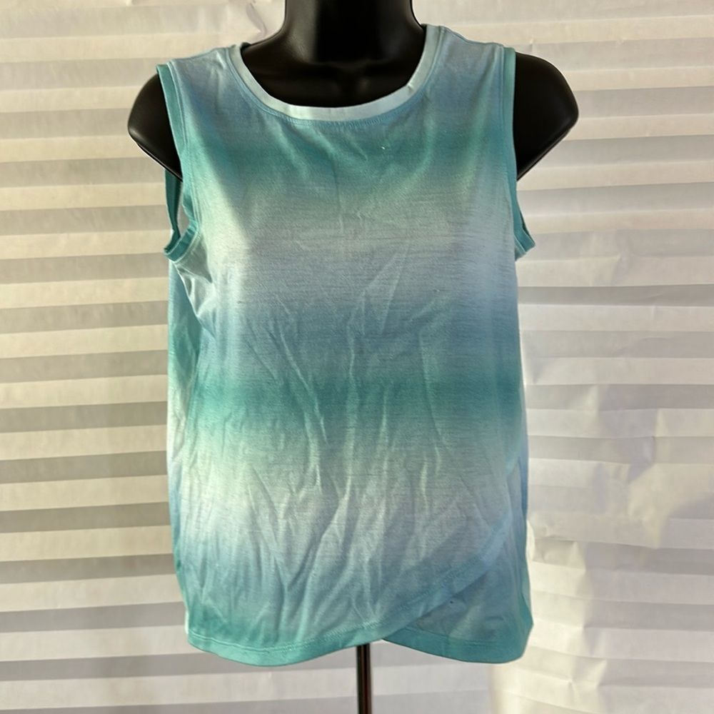 Old Navy Girls XL Gradient Blue Sleeveless Tank Top Casual Summer Shirt